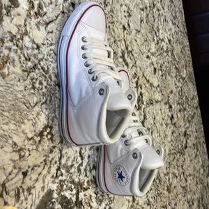 Converse All Sat white leather men’s 8